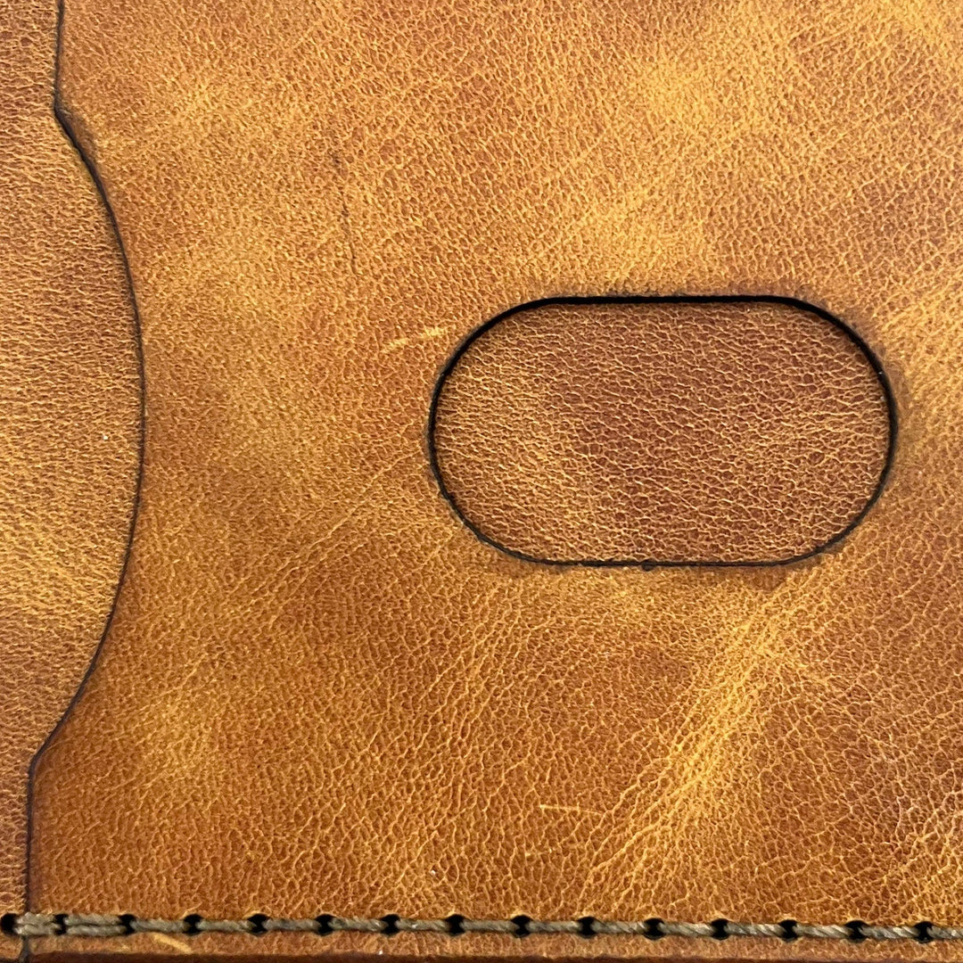 Modern Yellow 100% Leather Card Holder-Wallet from Armenia - Urban Yellow