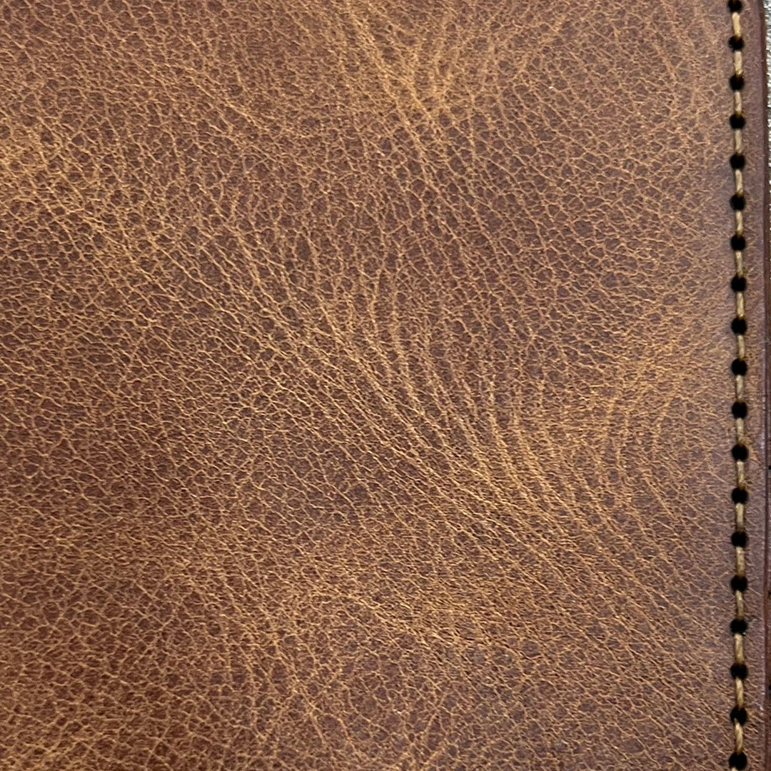 Artisan-Made Bifold 100% Leather Wallet in a Solid Brown Hue - Successful Evening