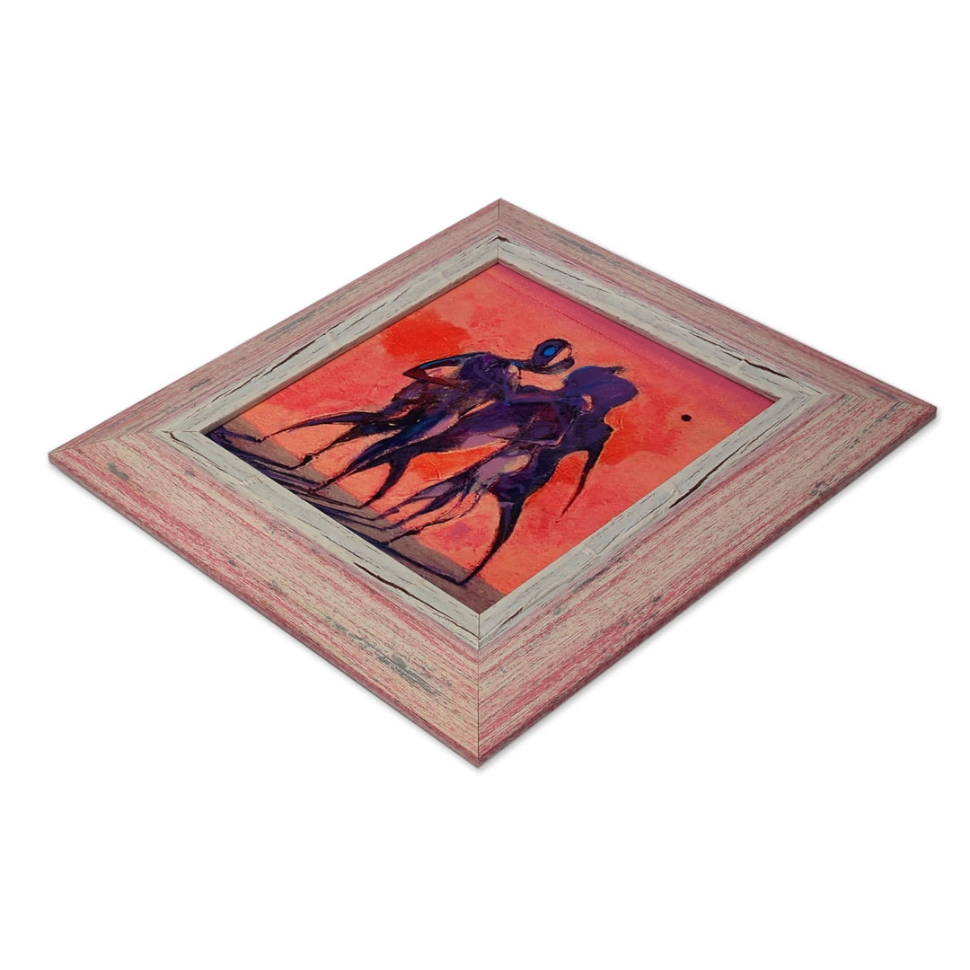 Mixed Media on Canvas Artwork Inspired by Theater Performers - Theatre