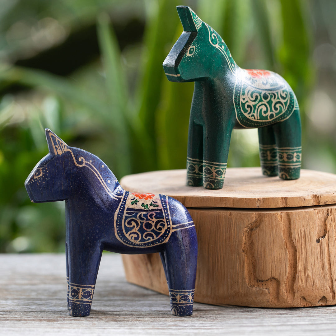 Colorful Dala Horses
