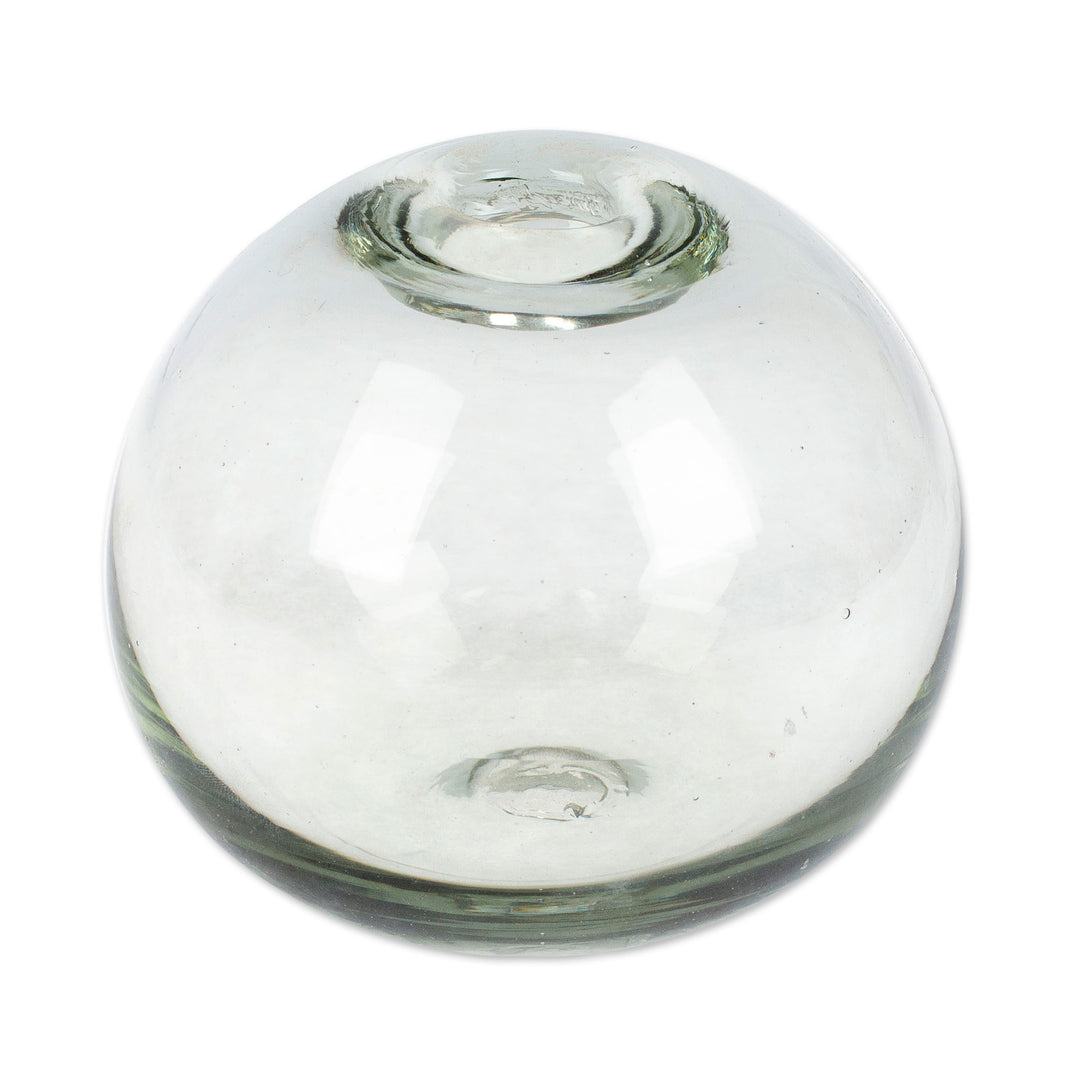 Avant-Garde Handblown Sphere Recycled Glass Incense Diffuser - Essential Sphere
