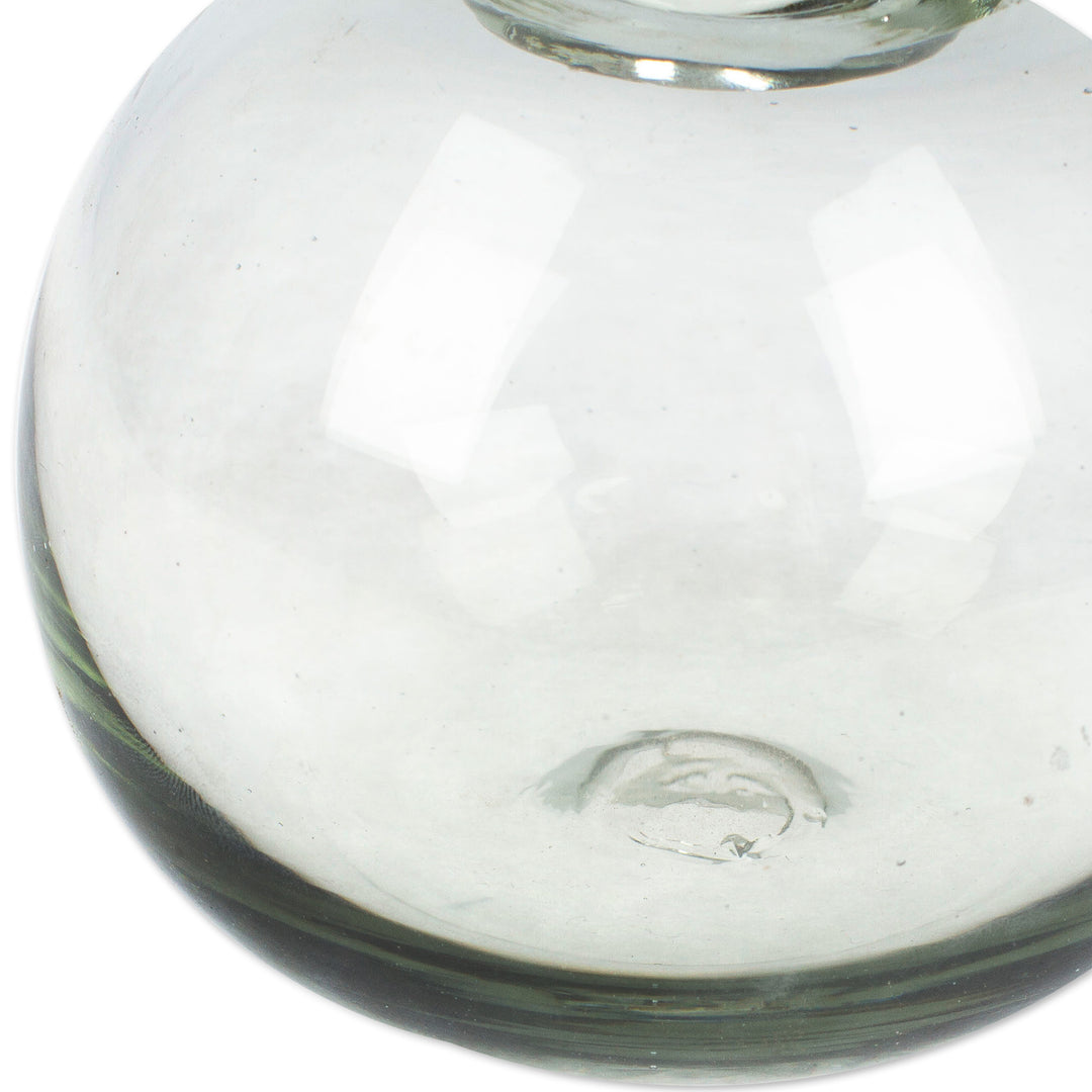 Avant-Garde Handblown Sphere Recycled Glass Incense Diffuser - Essential Sphere
