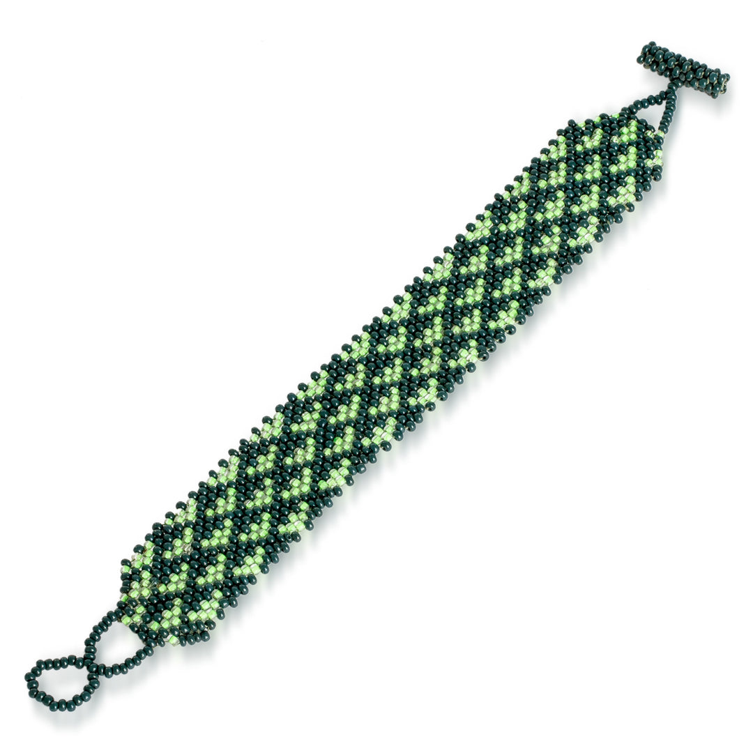 Heart-Themed Adjustable Handmade Beaded Wristband Bracelet - Unbreakable Love