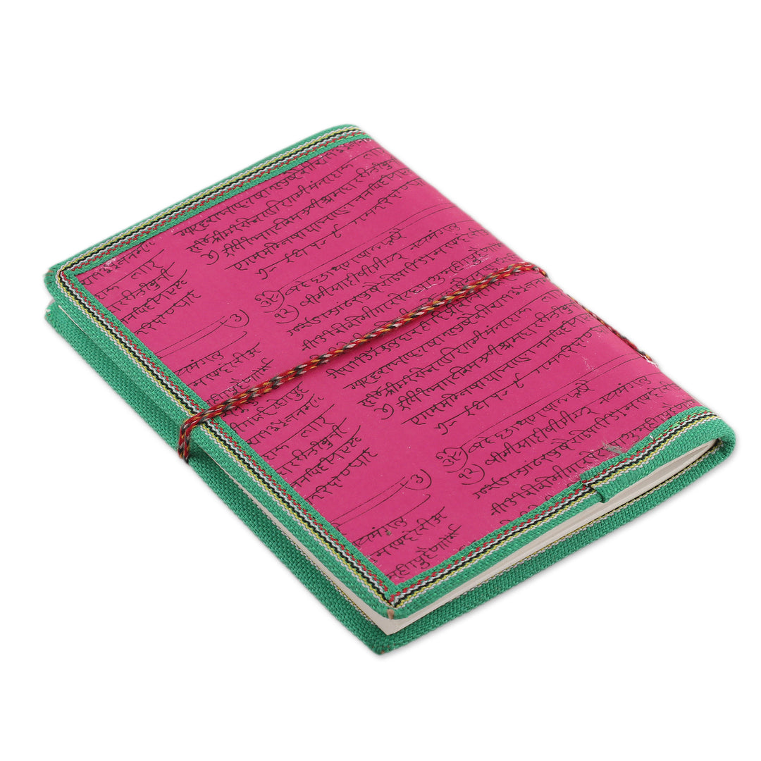 Traditional Rickshaw Doodle 48-Page Recycled Paper Journal - Rickshaw Legend