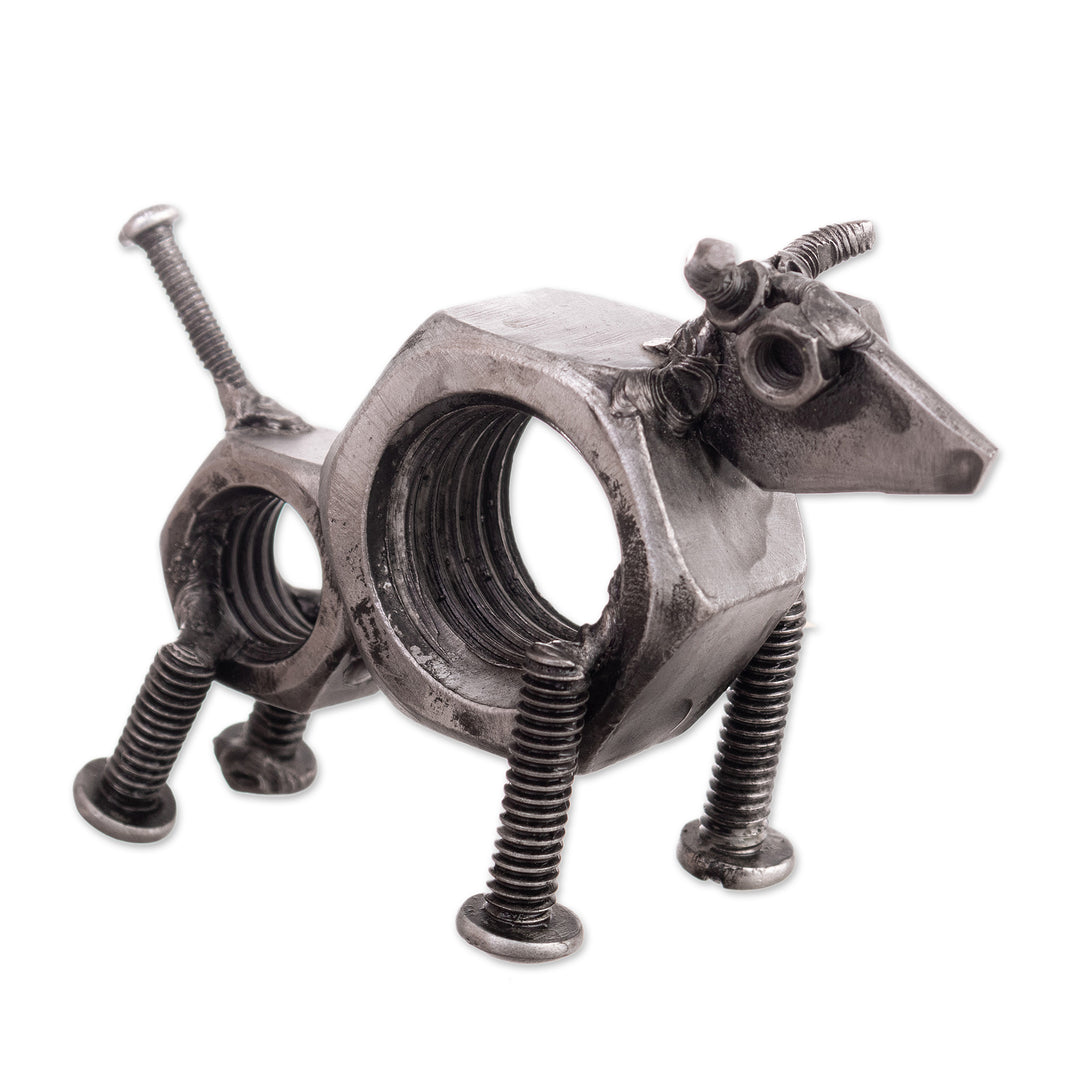 Animal-Themed Modern Abstract Recycled Auto Part Figurine - Animalia