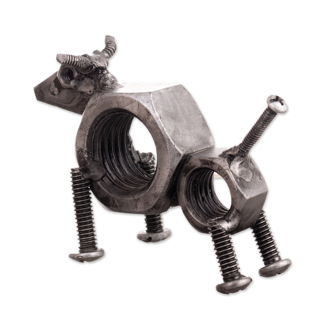 Animal-Themed Modern Abstract Recycled Auto Part Figurine - Animalia