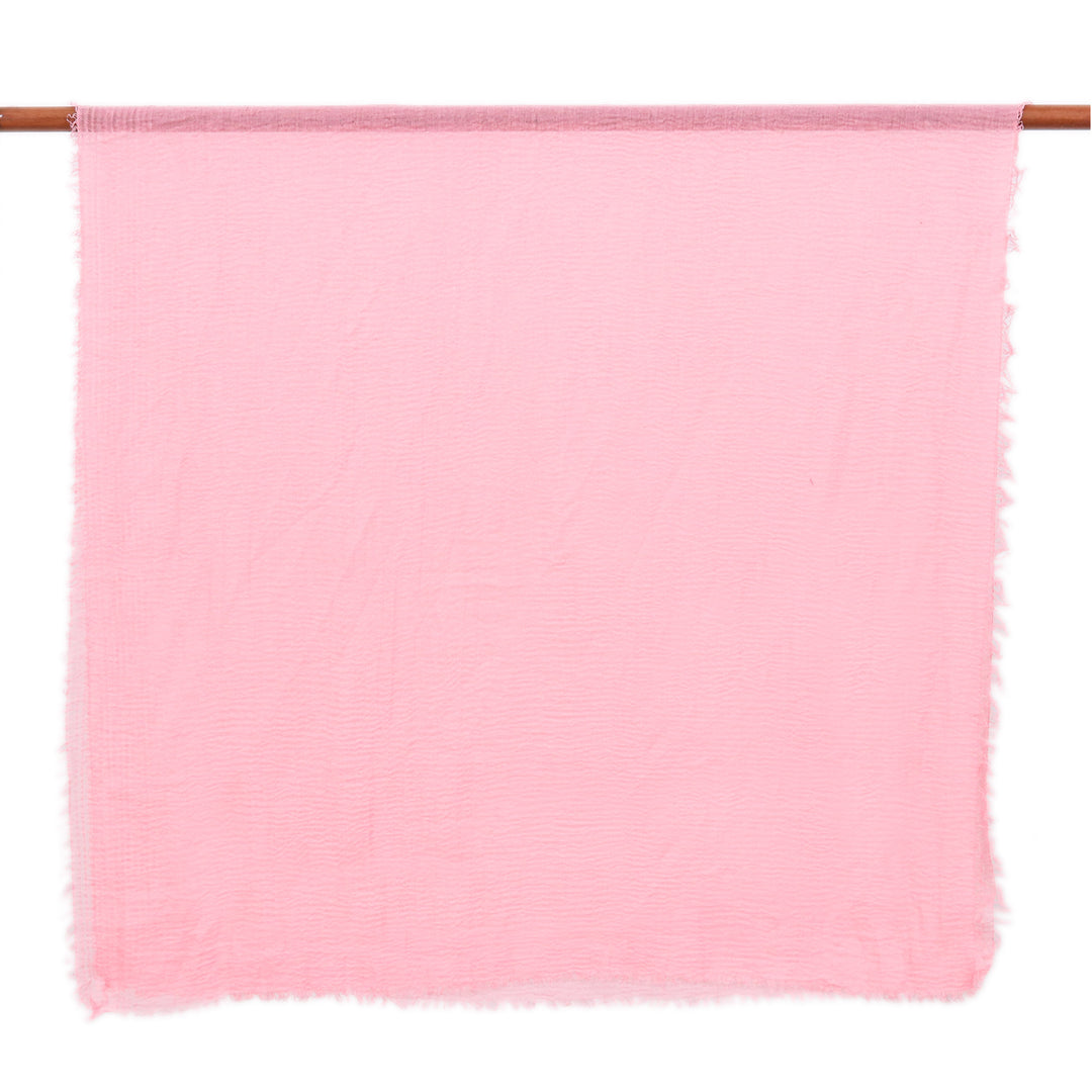 Soft Rosewood and Blush 2-Piece Scarf Set Made in Thailand - Chocolate Sweet