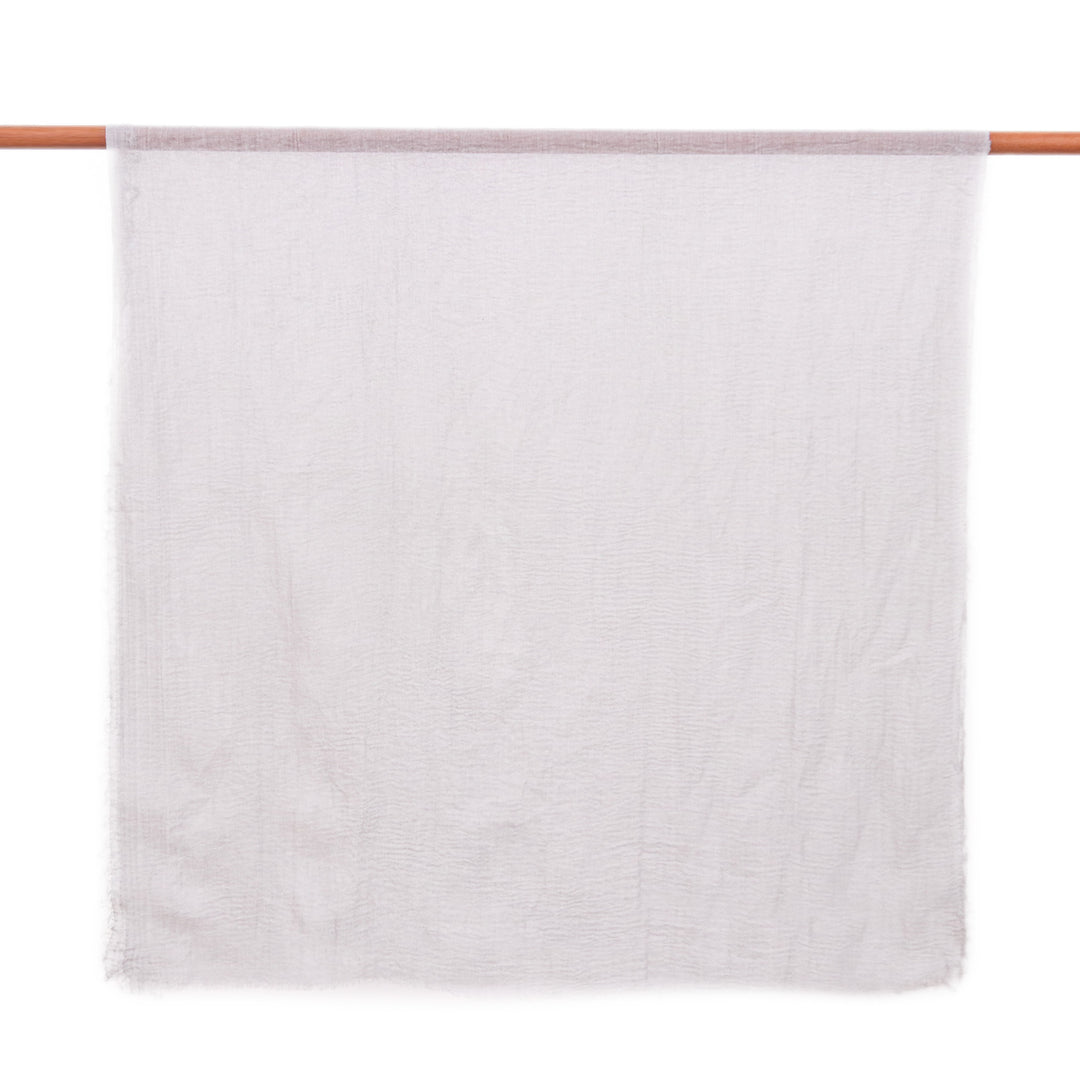 Chartreuse and Smoke Grey 2-Piece Scarf Set Made in Thailand - Refined Evening