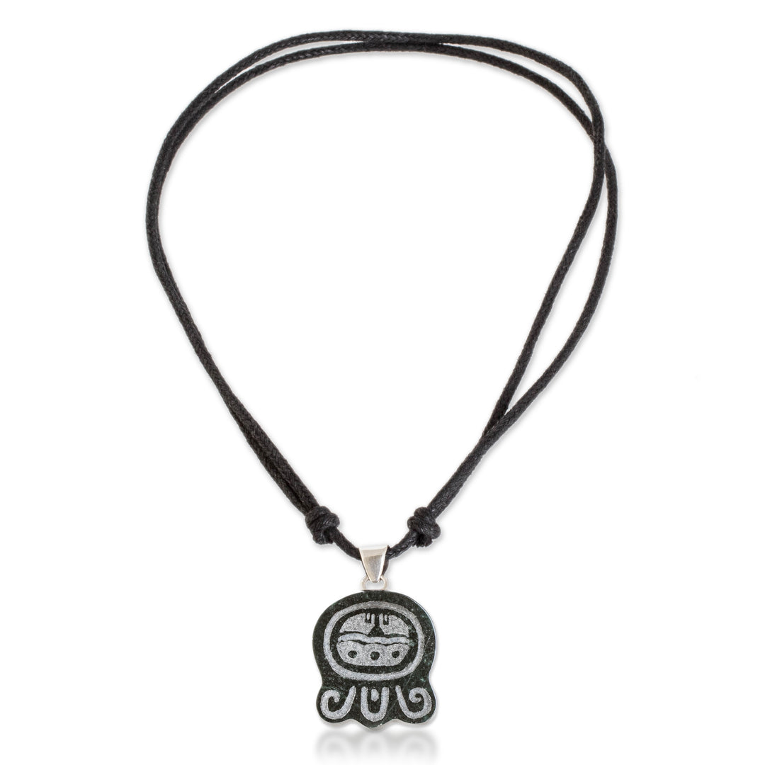 Mayan Renovation Nahual-Themed Jade Pendant Necklace - Mayan Renovation