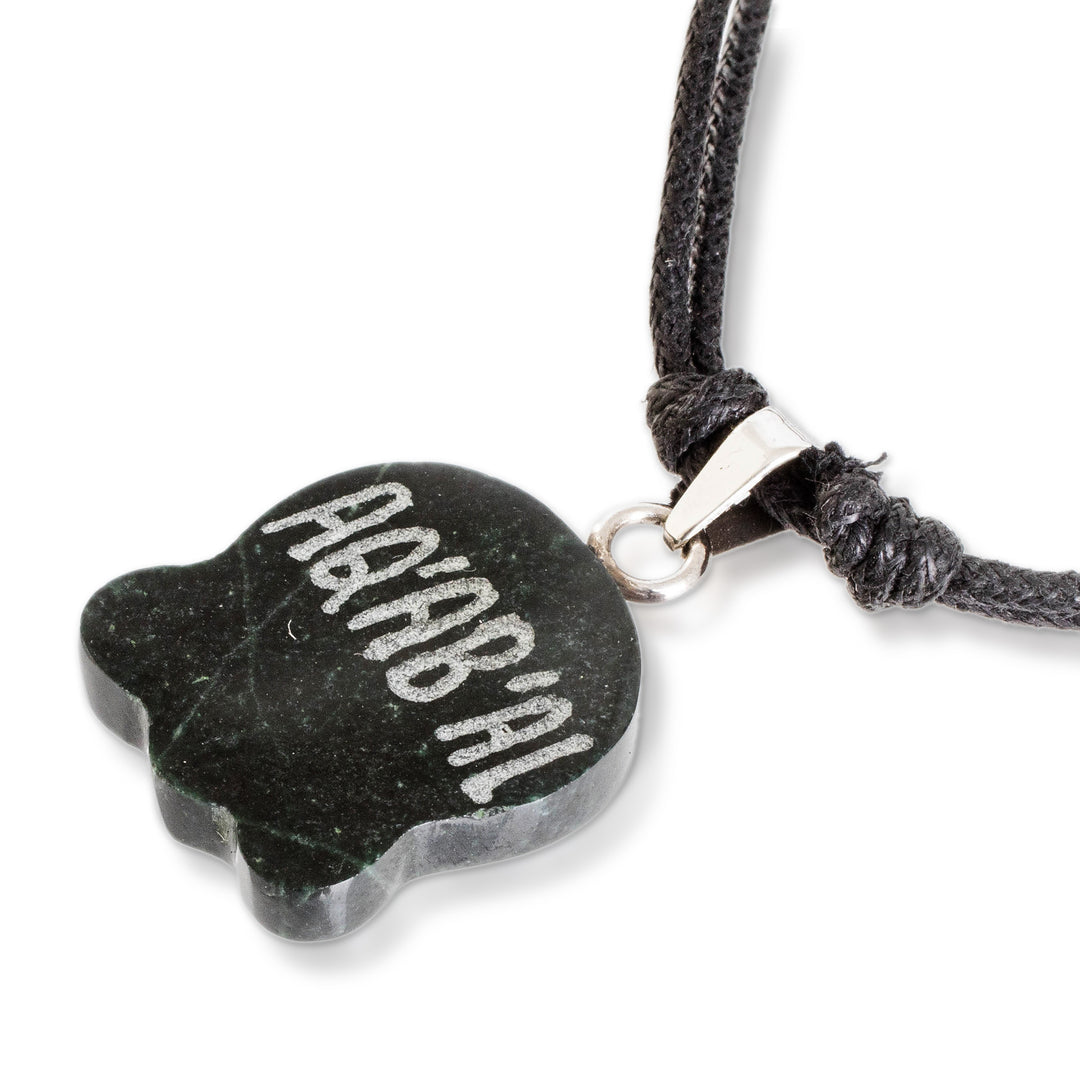 Mayan Renovation Nahual-Themed Jade Pendant Necklace - Mayan Renovation