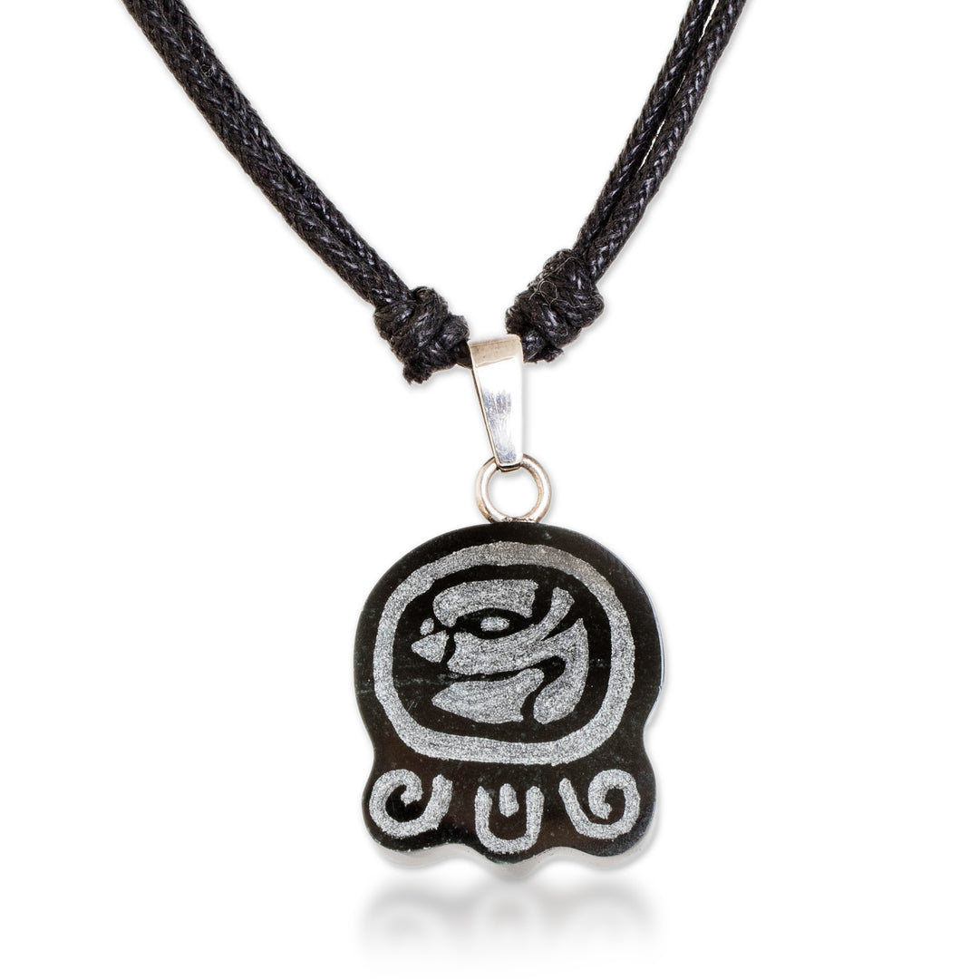 Jade Necklace with Mayan Transcendence Nahual Pendant - Mayan Transcendence