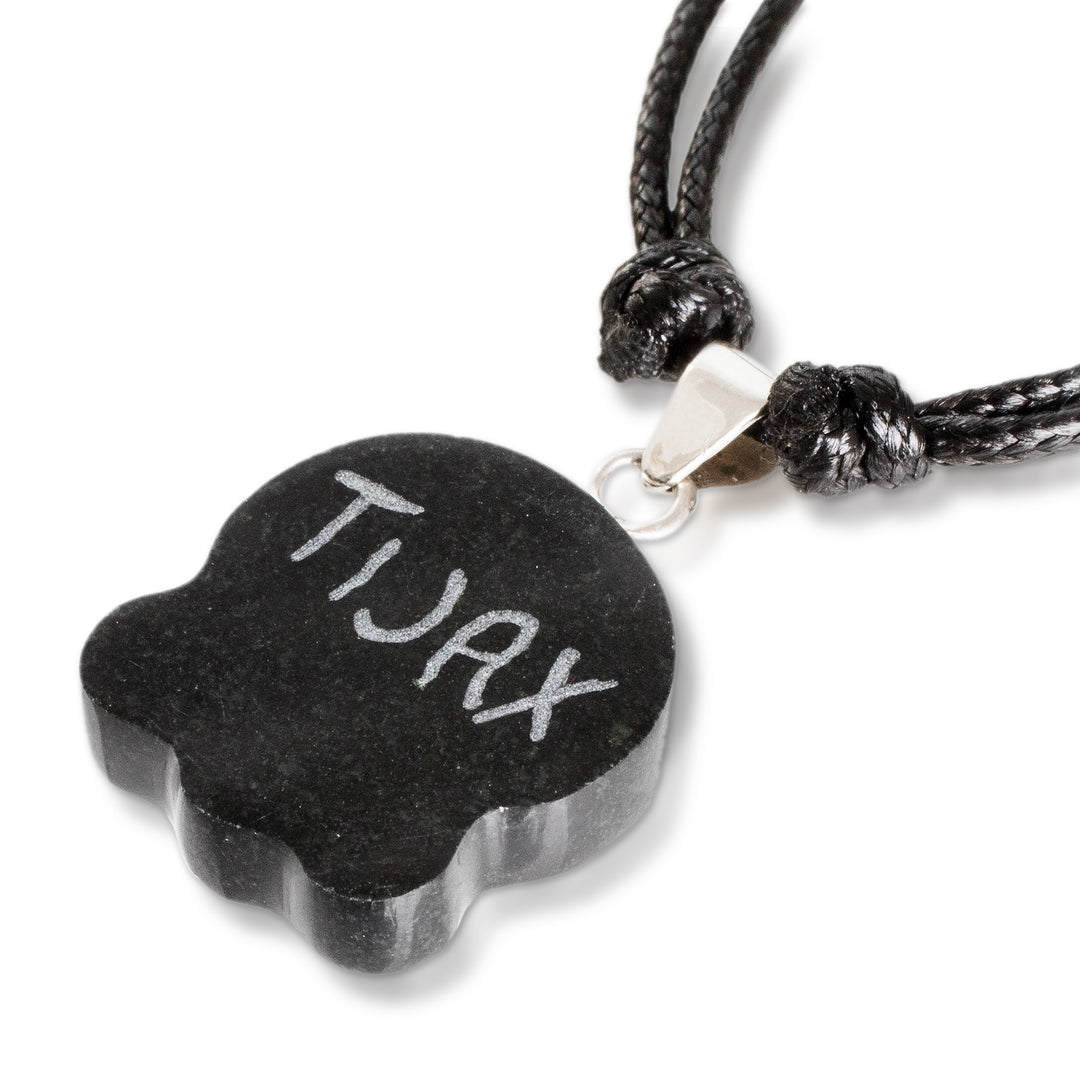 Mayan Healing Nahual-Themed Jade Pendant Necklace - Mayan Healing