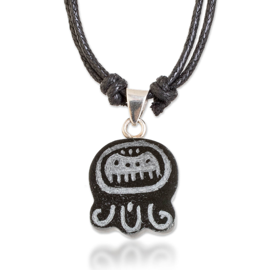 Adjustable Jade Necklace with Mayan Intuition Nahual Pendant - Mayan Intuition