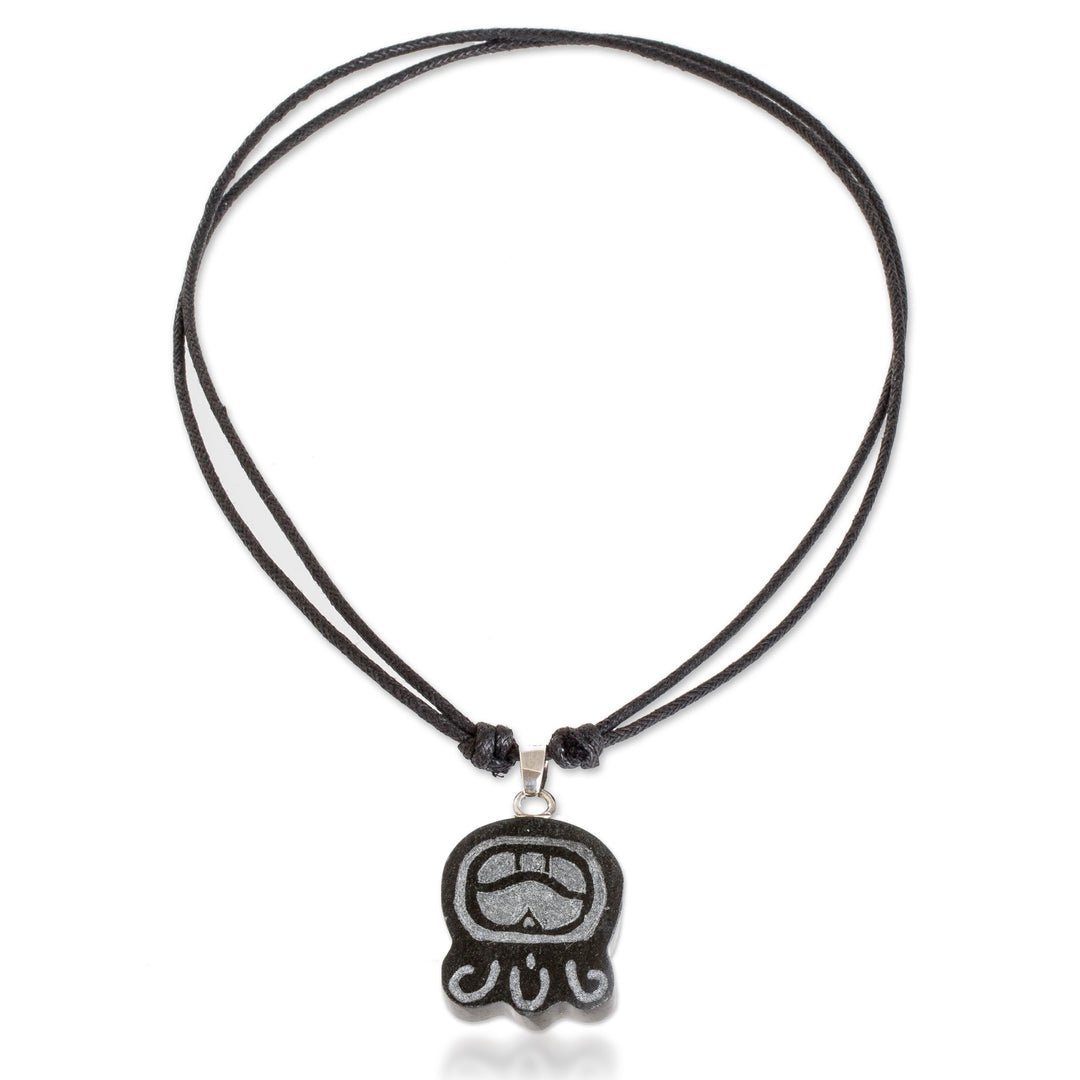 Adjustable Jade Necklace with Mayan Intuition Nahual Pendant - Mayan Intuition