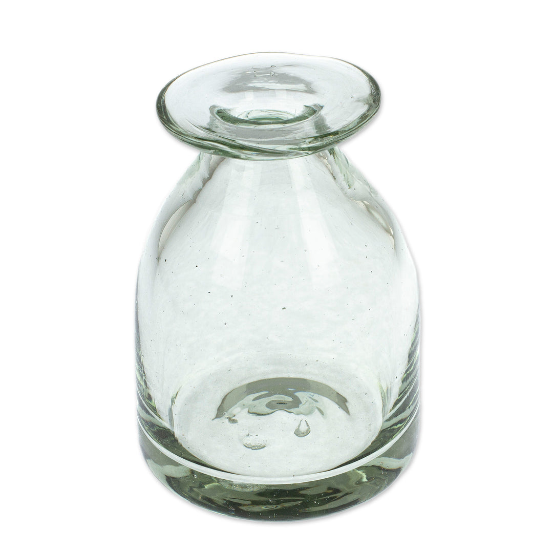 Eco-Friendly Handblown Recycled Glass Incense Holder - Soothing Vibes