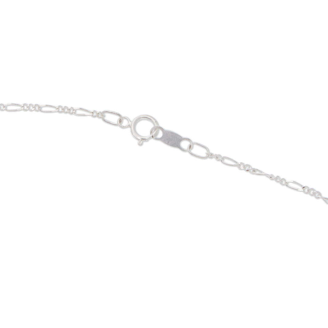 Handcrafted Heart-Themed Pendant Necklace with Leafy Motifs - Thriving Heart