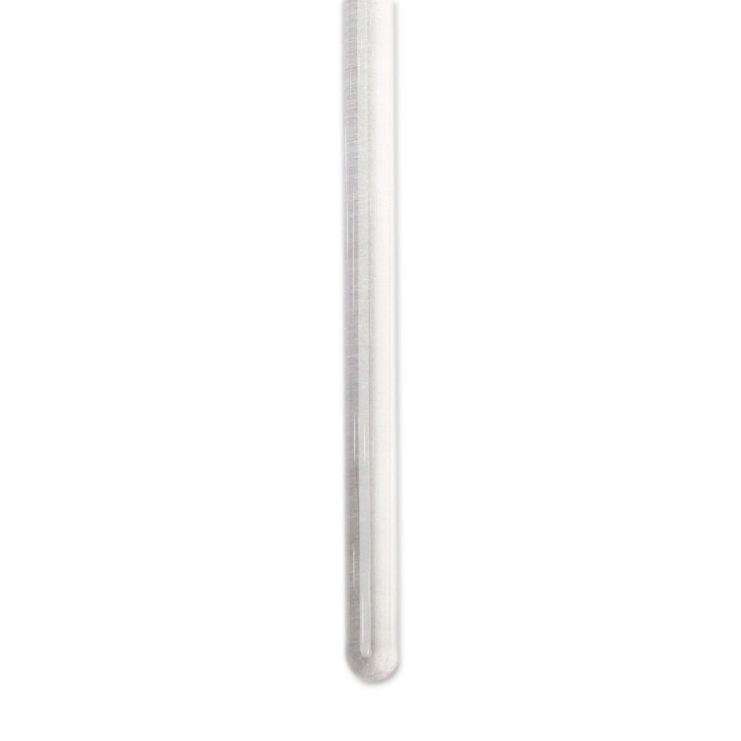 2 Handblown Recycled Glass Drink Stirrers with Cactus Motif - Cactus Cheers