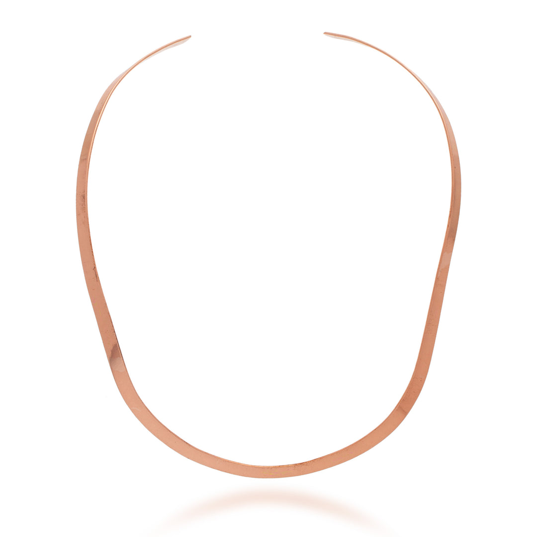 Handmade Copper Collar Necklace from Mexico - Feminine Fantasy