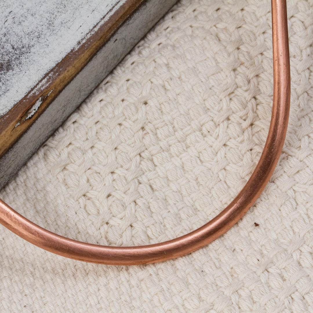 Handmade Copper Collar Necklace from Mexico - Feminine Fantasy