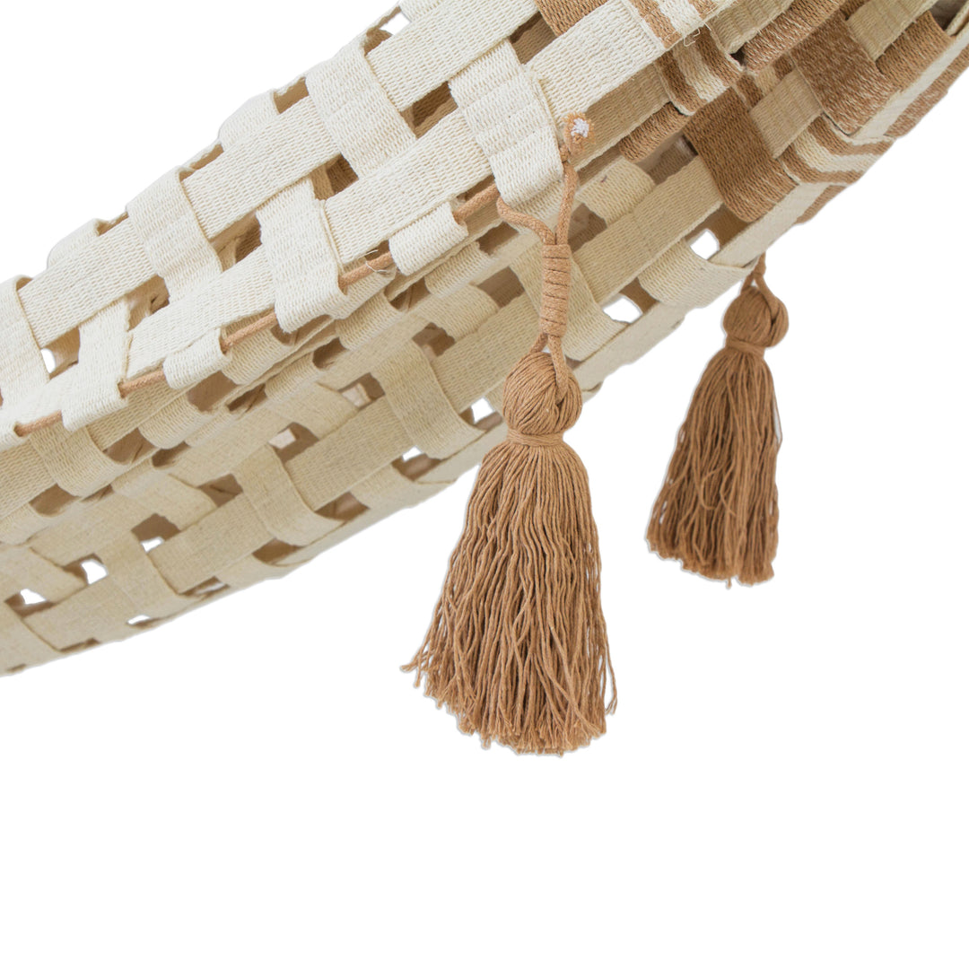 Handwoven Double Cotton Hammock from Brazil - Comfort Weave