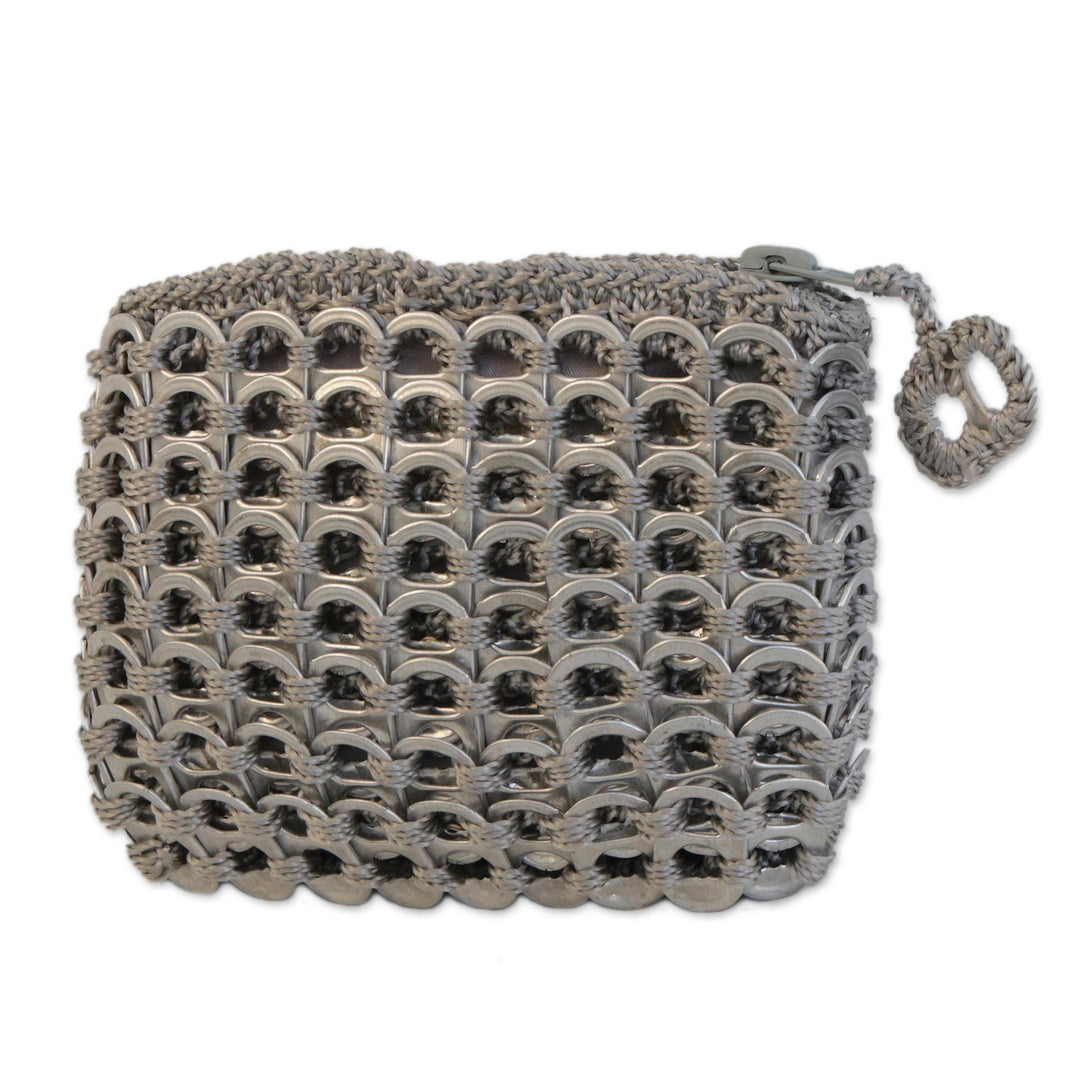 Soda pop-top coin purse - Gray Style