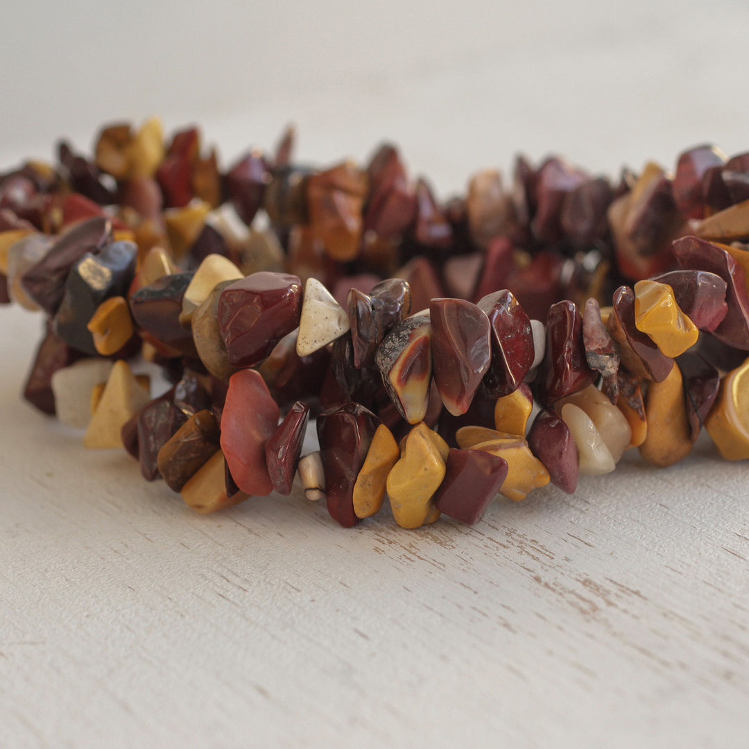 Three Jasper Beaded Stretch Bracelets from Brazil - Jasper Trio