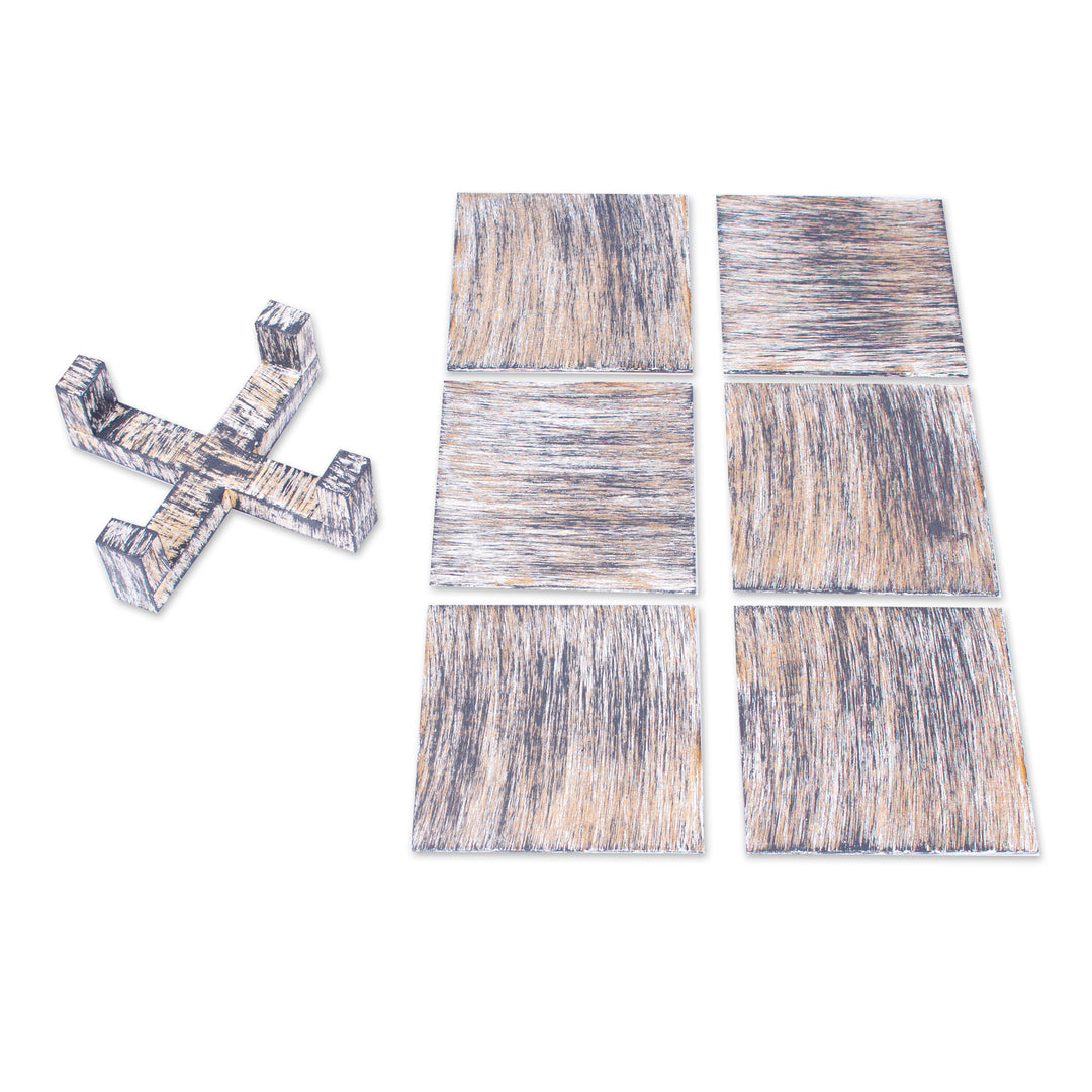 6 Catrina and Catrin Day of the Dead Decoupage Wood Coasters - Catrina Essence