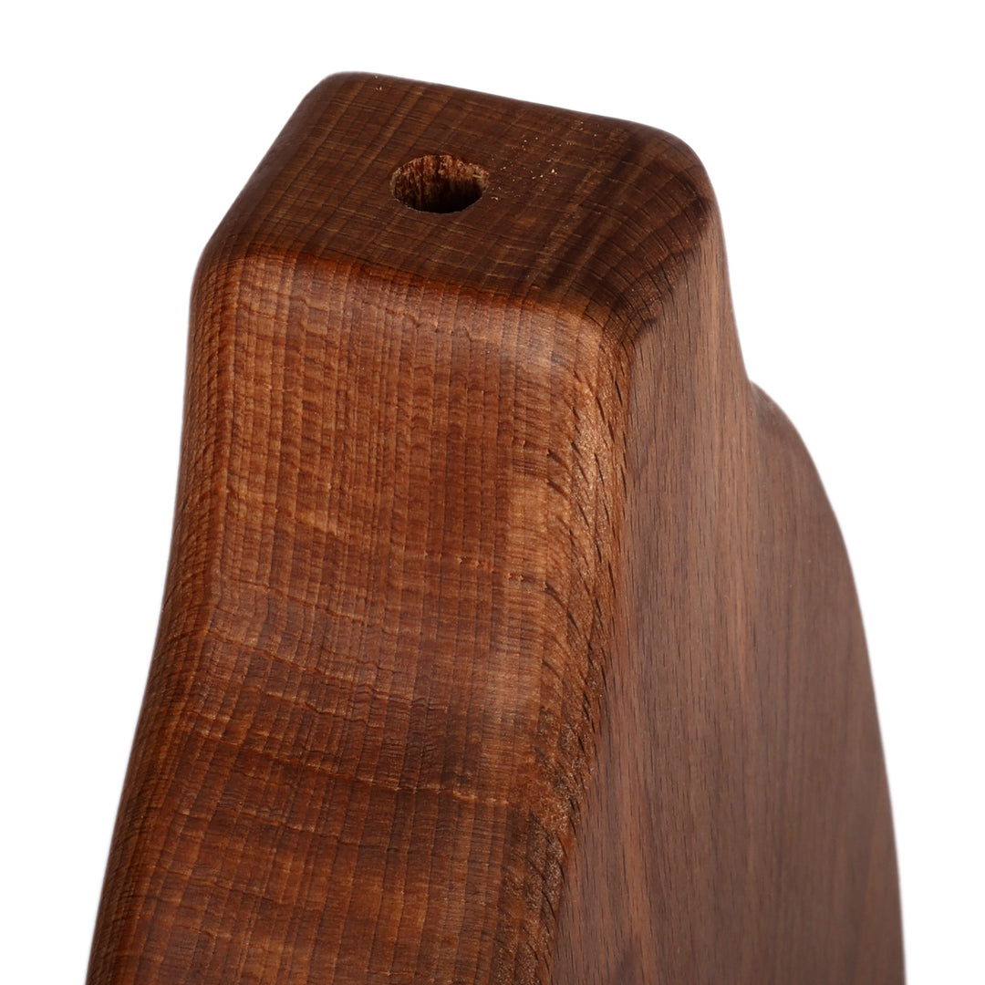 Avant-Garde Handmade Beechwood Decorative Vase from Armenia - Sylvan Duality