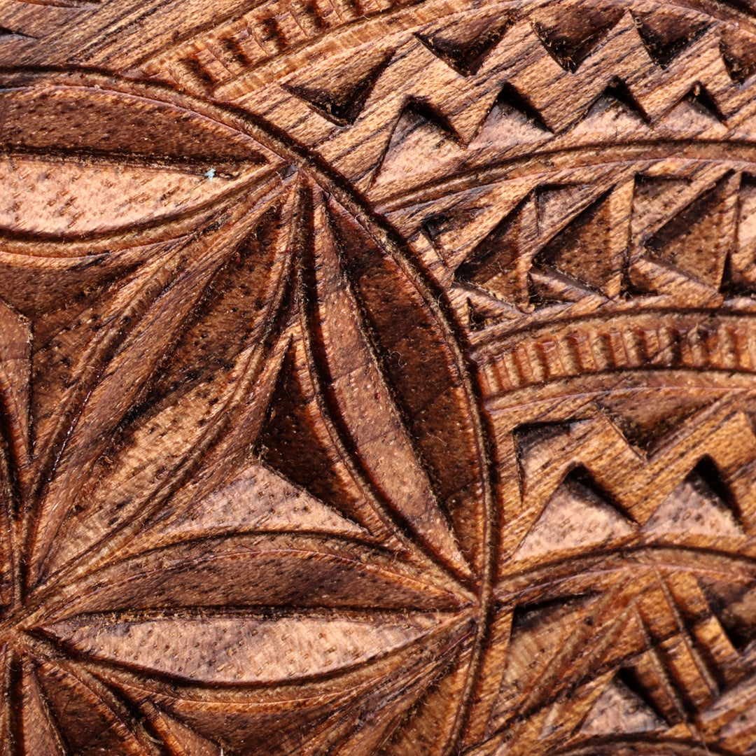 Traditional Hand-Carved Walnut Wood Daghdghan Wall Decor - Ancestral  Amulet