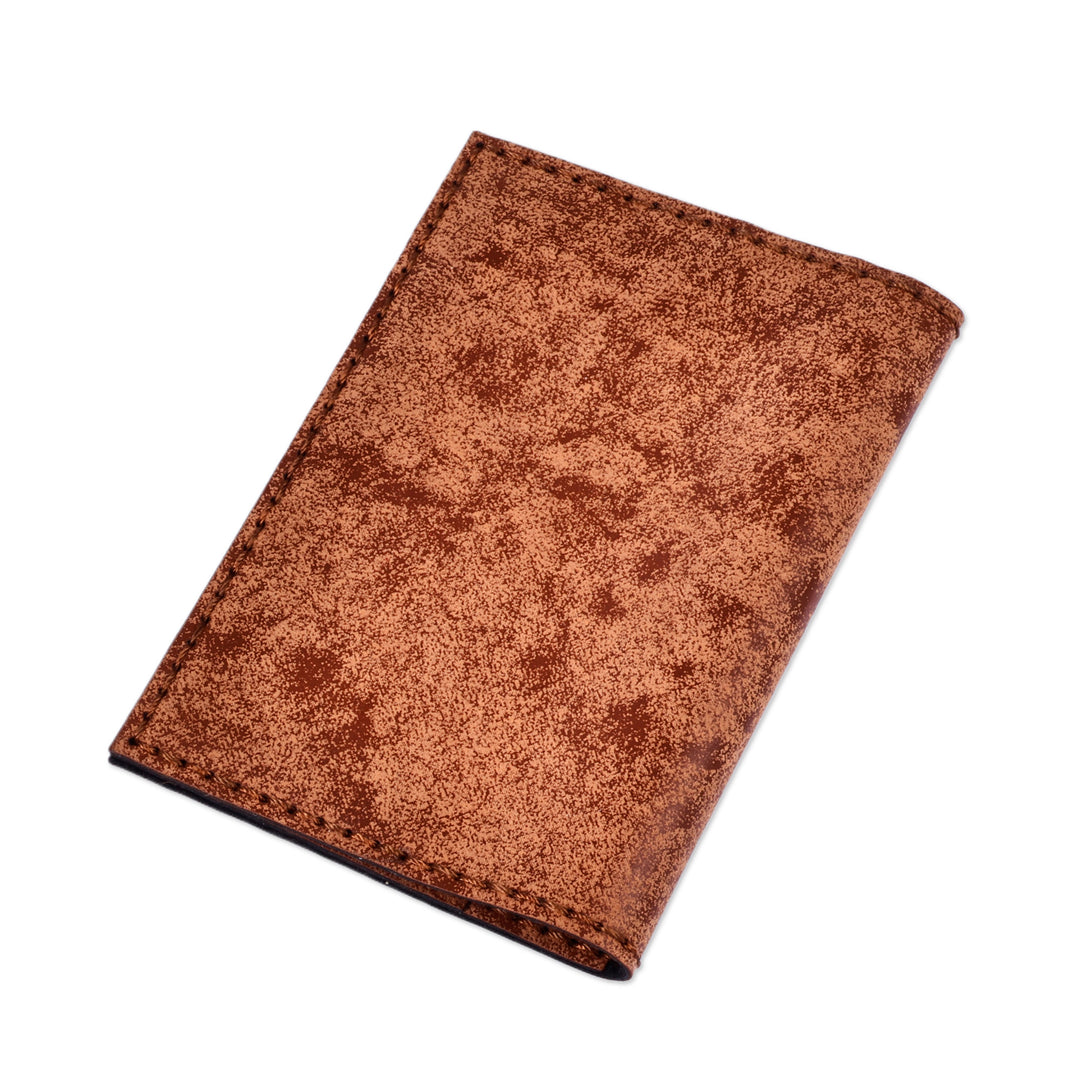 Inspirational Brown 100% Suede Passport Holder from Armenia - Traveler's Advice
