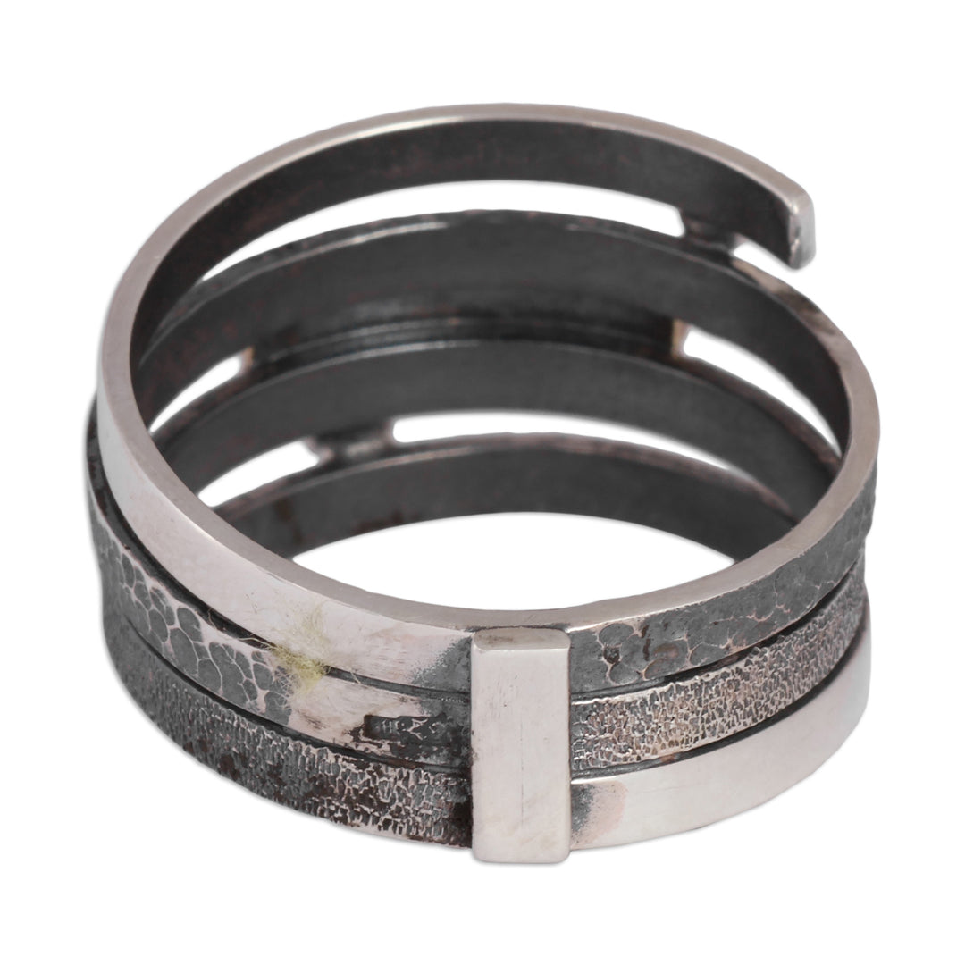 Fair Trade Traditional Armenian-Made Multi-Metal Band Ring - Glorious Path