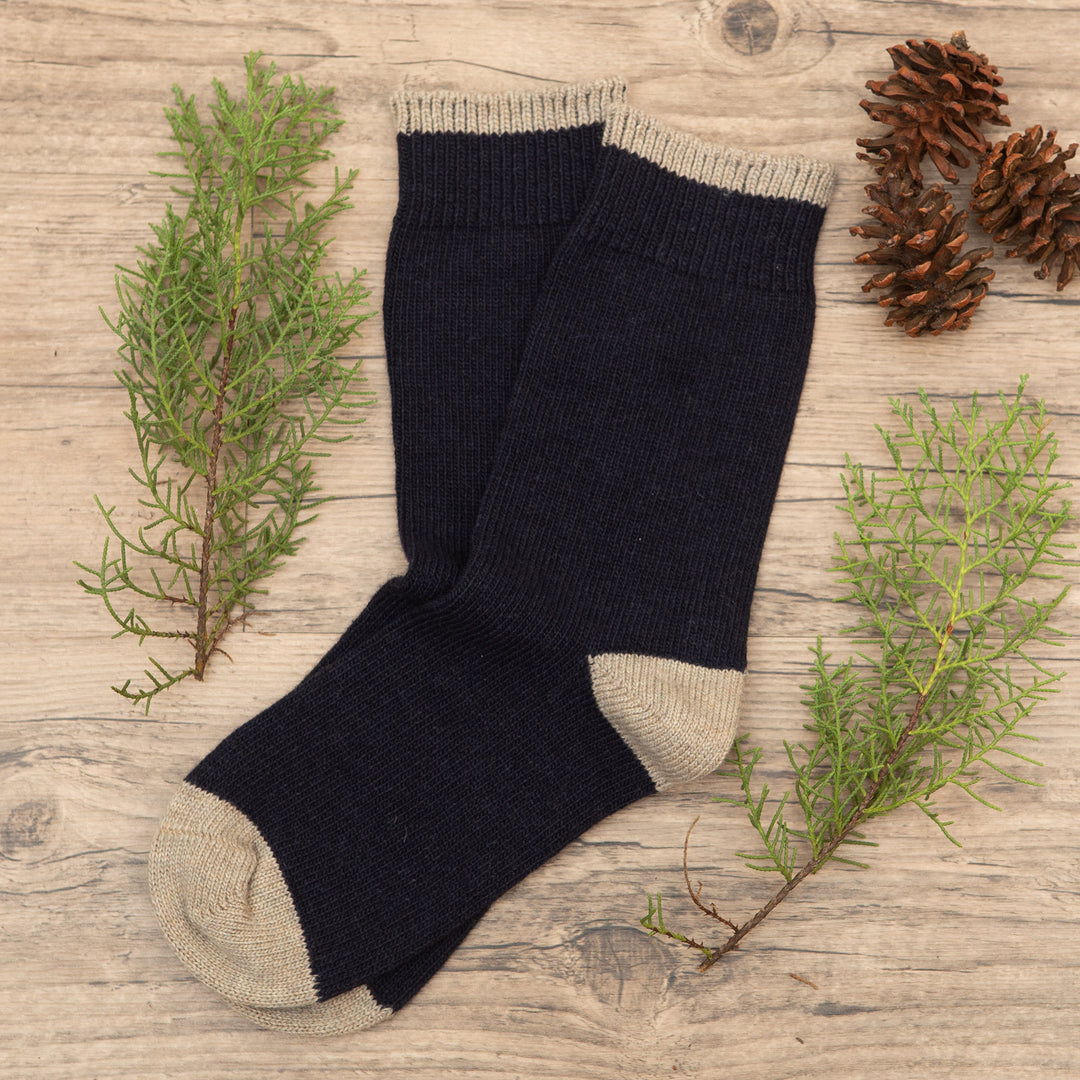 Cozy Toes in Navy
