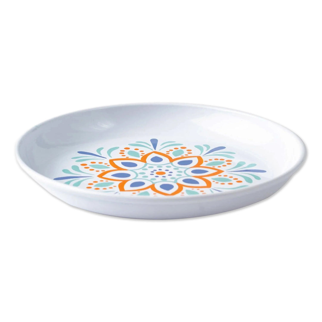 Colorful Handpainted Mandala Metal Catch All - Mandala Muse