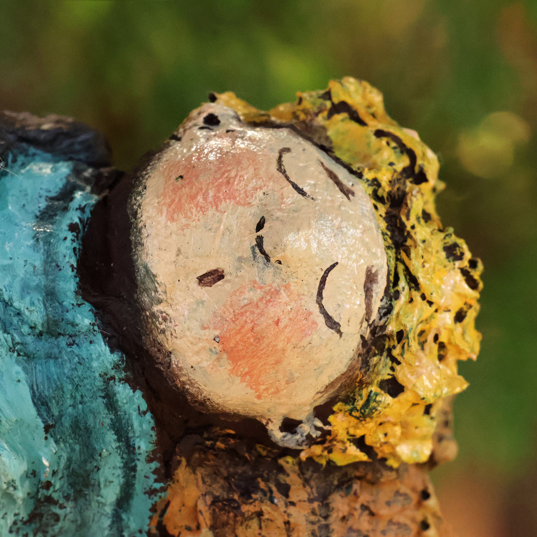Hand-Painted Papier Mache Baby Jesus Ornament from Armenia - Baby Jesus