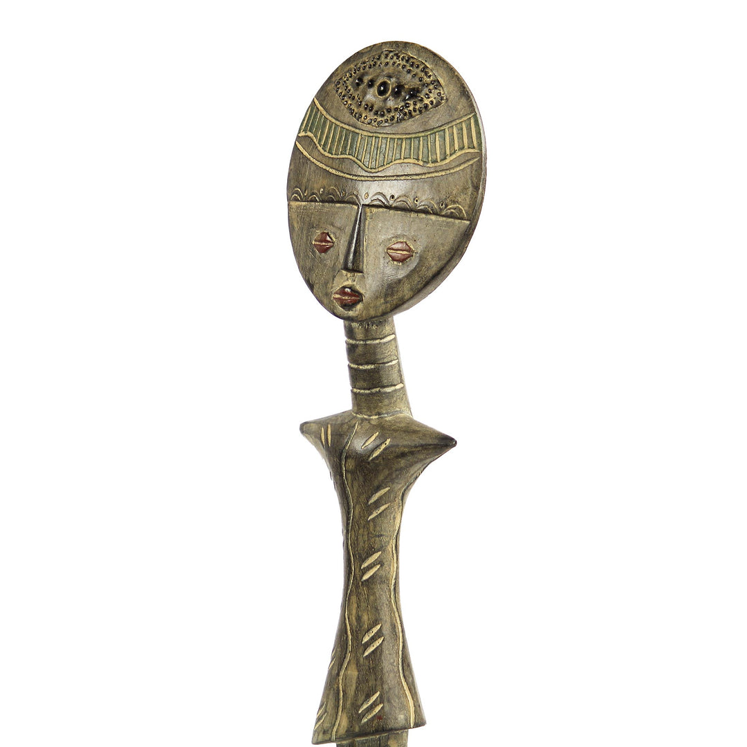 Fertility Doll Sculpture Hand Carved in Africa - A Special Woman