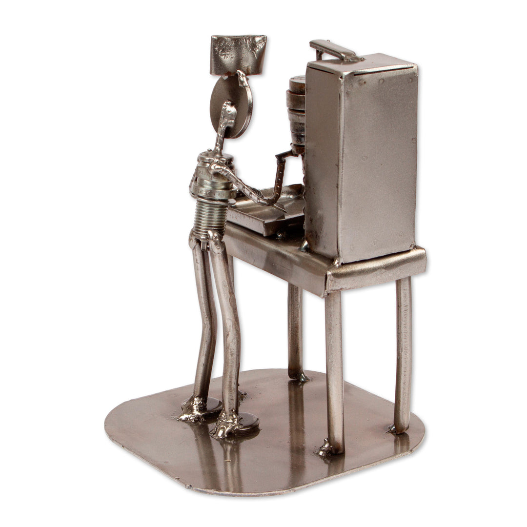 Eco-Friendly Handmade Upcycled Metal Sculpture from Mexico - Delicious Cause