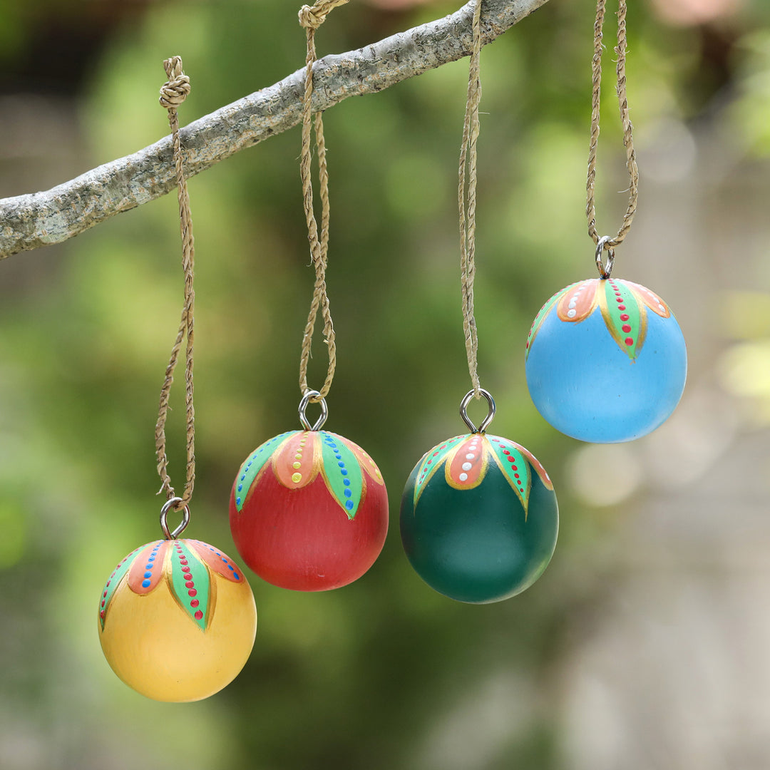 Colorful Holiday Globes