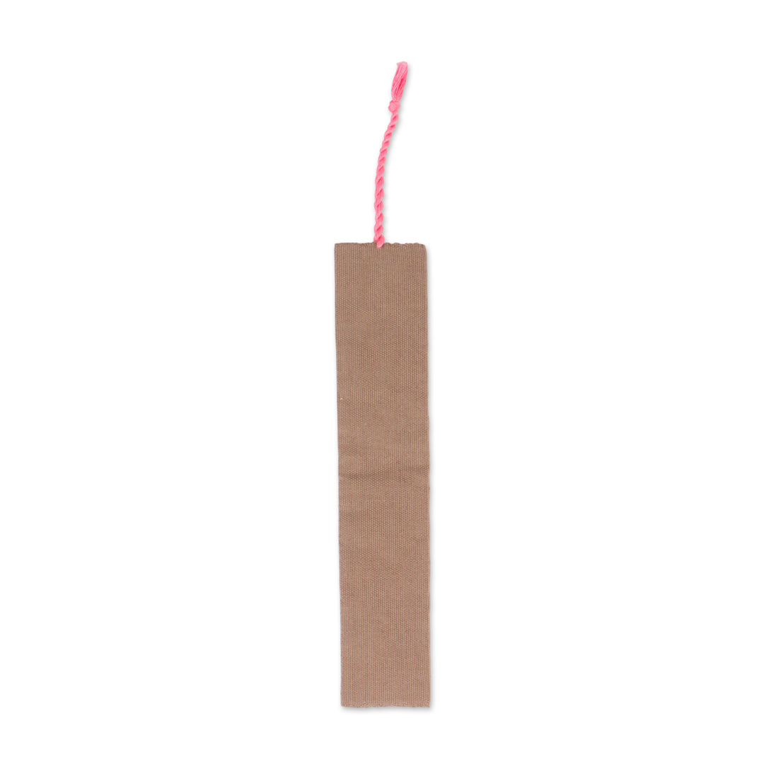 Folk Art-Themed Handwoven Cotton Candy 100% Cotton Bookmark - Cotton Candy Literature