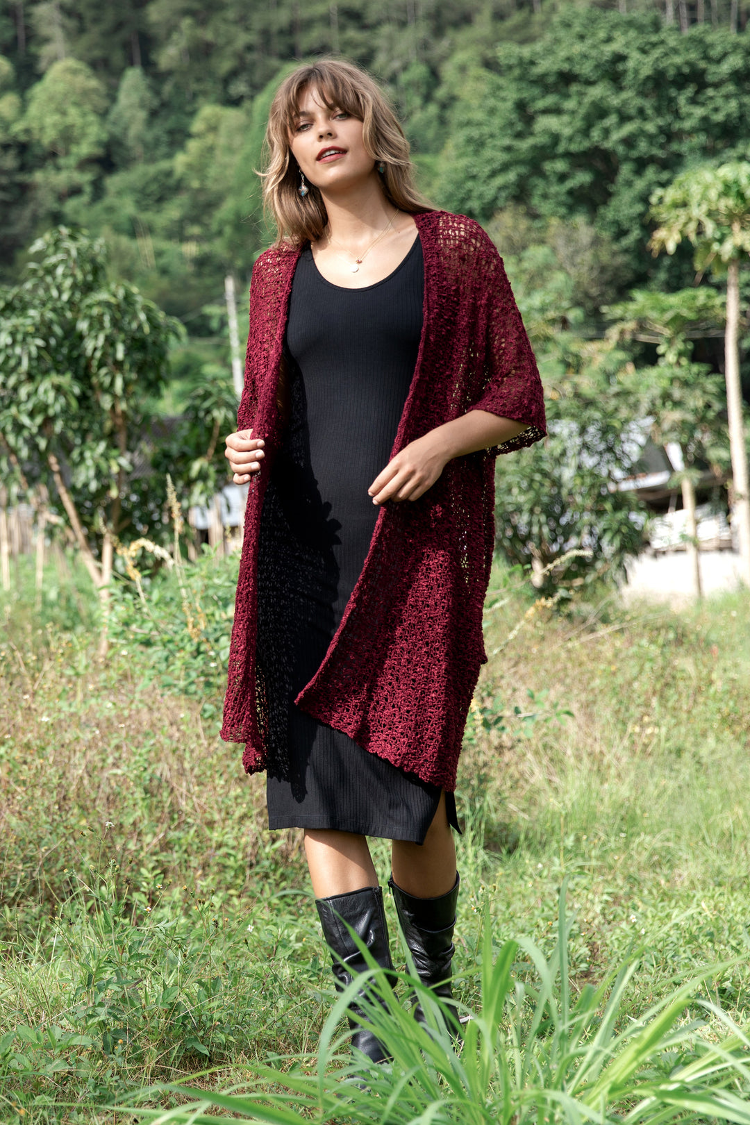 Ultimate Allure in Burgundy