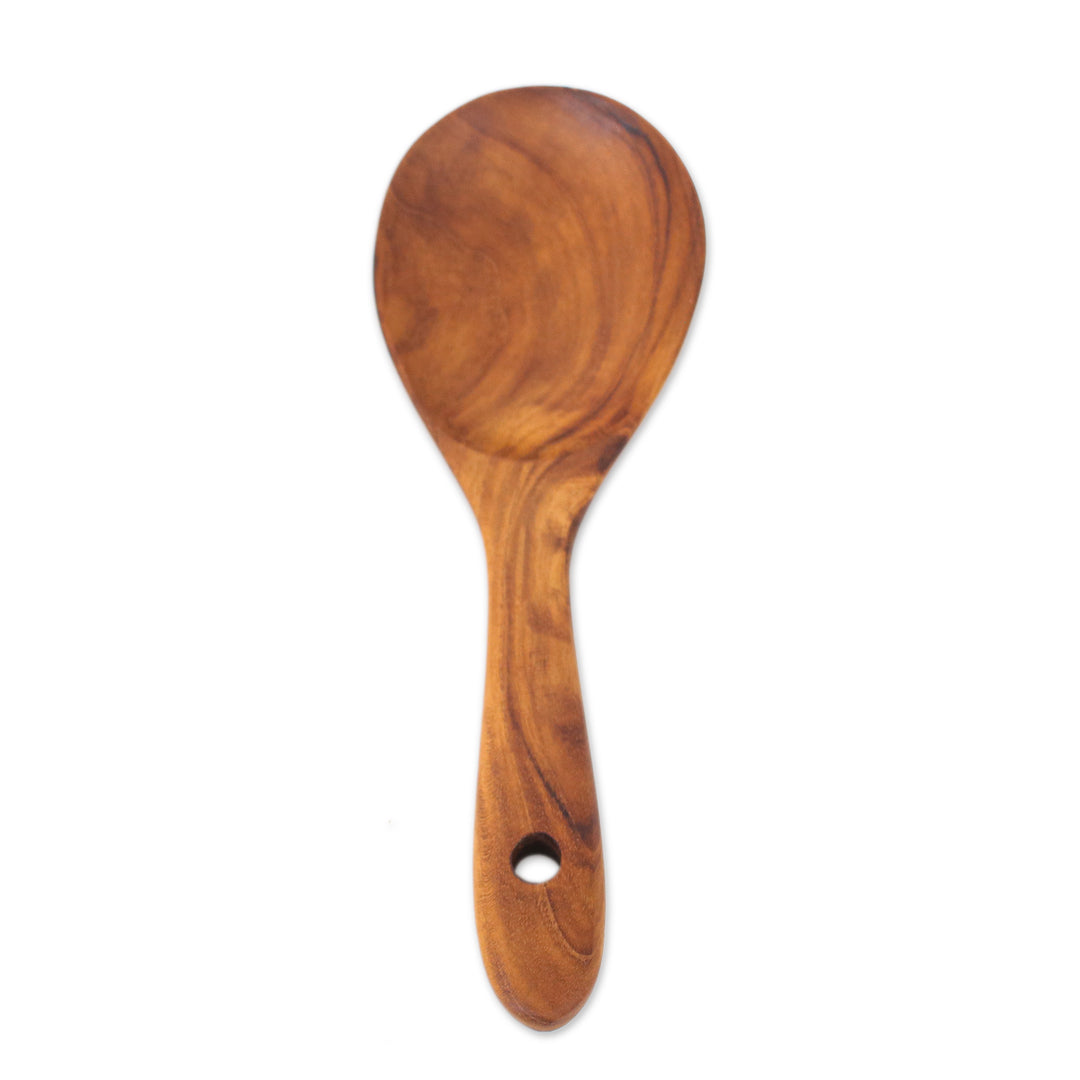 Wood Paddle for Cooking and Serving Handcrafted in Thailand - Gourmet Joy