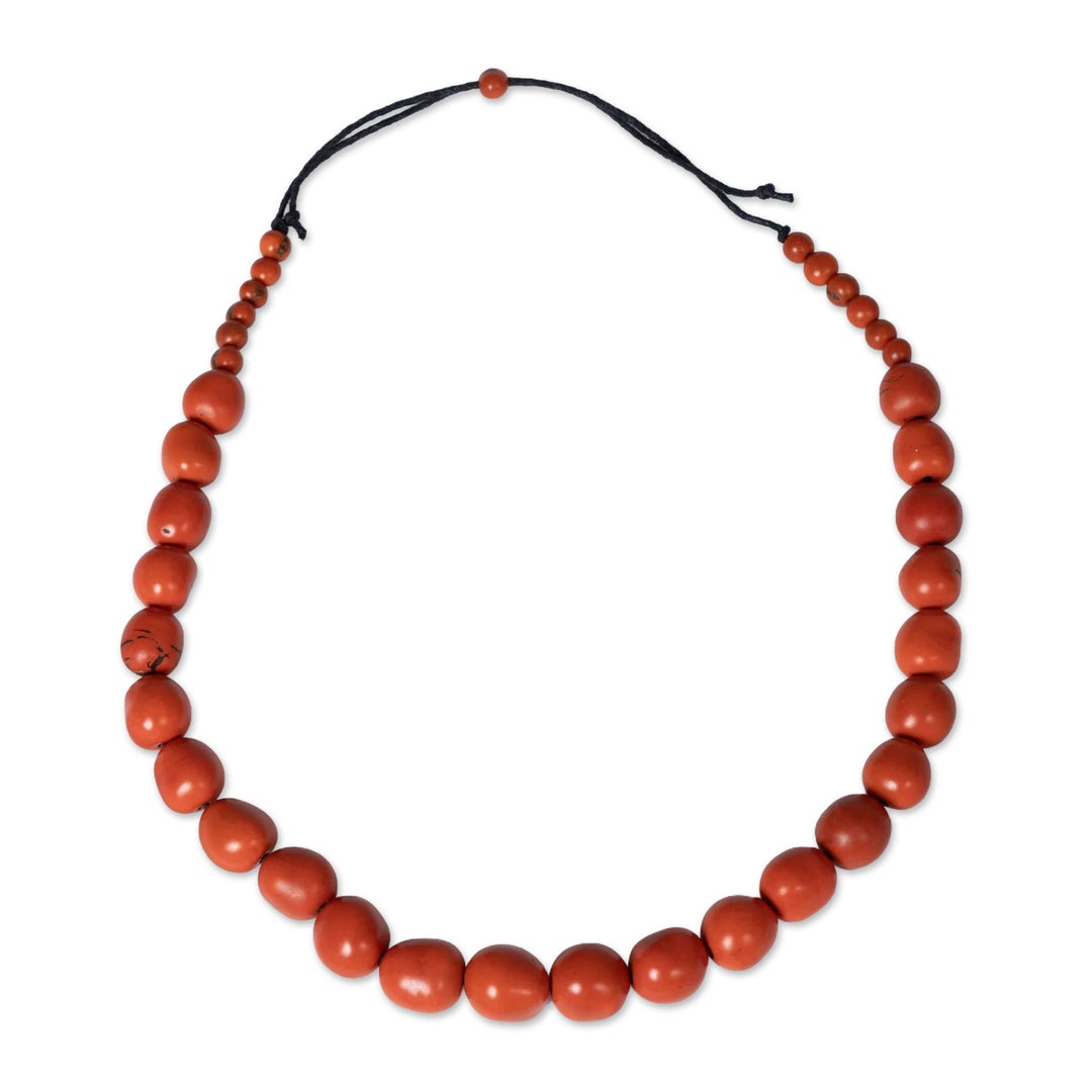 Beaded Statement Necklace Handcrafted in Colombia - Tagua Beauty