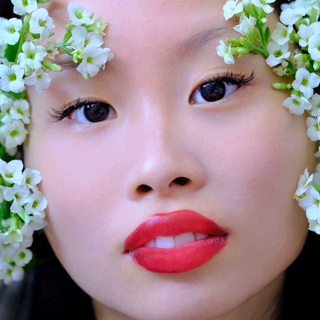 Semi-Matte Red Multistick Lip Makeup from Fluency Beauty - I Am Brave