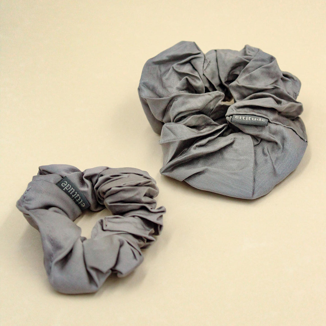 Set of 2 Eco-Friendly Pastel Hair Scunchies - Eco Pastel