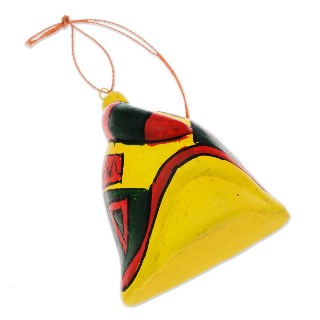 Hand Made Religious Wood Christmas Ornaments (Set of 4) - Nativity