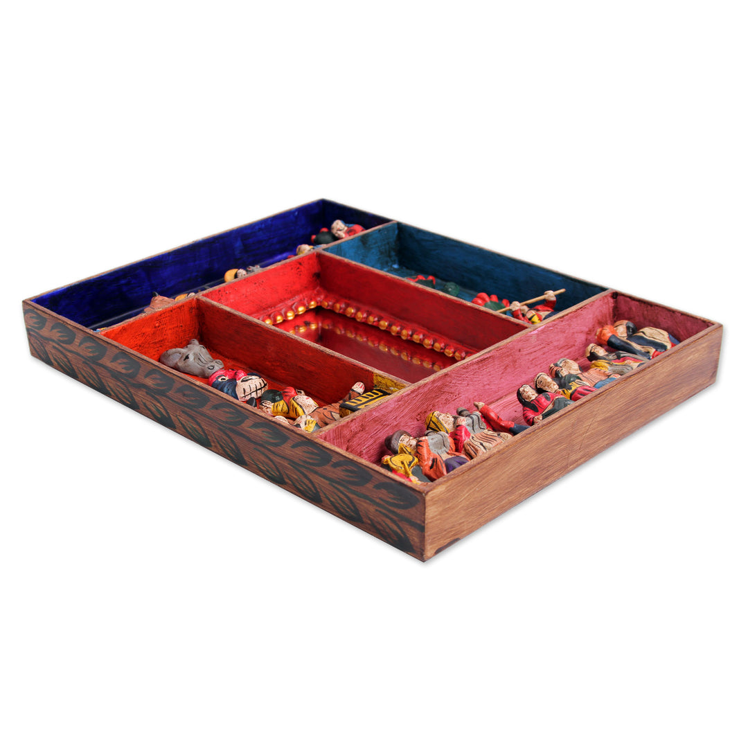 Hand Made Folk Art Mirror from Peru - Little Carnaval