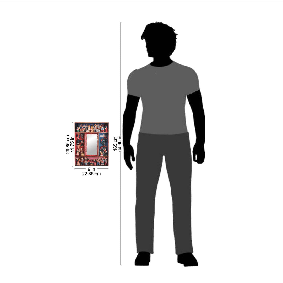 Hand Made Folk Art Mirror from Peru - Little Carnaval