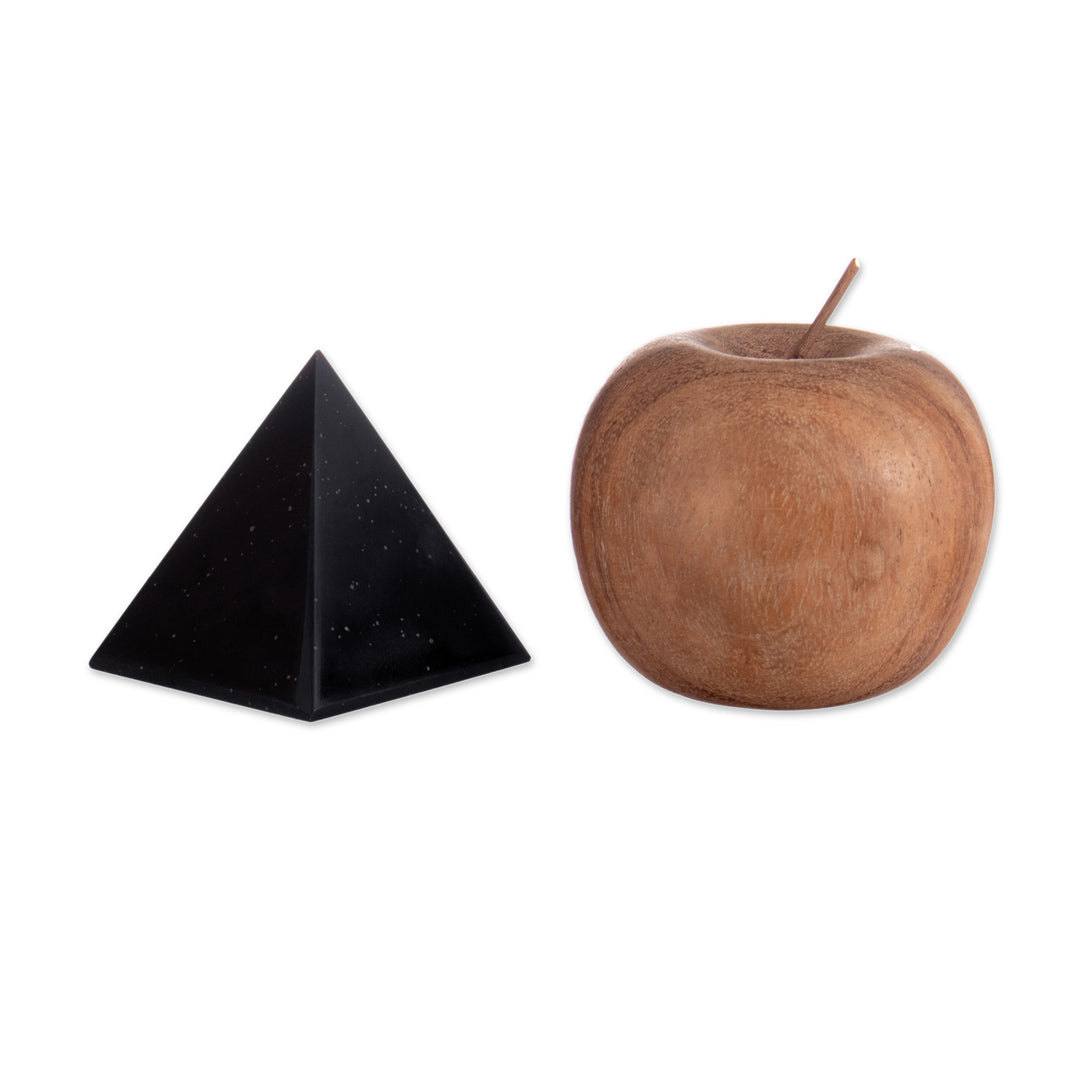 Onyx Gemstone Sculpture - Black Night of Peace