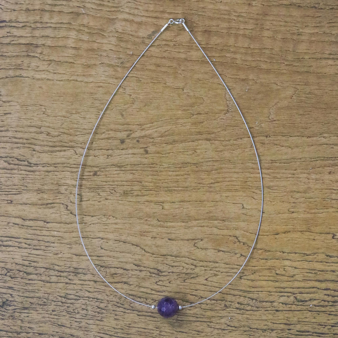Amethyst Pendant Necklace - Rotations