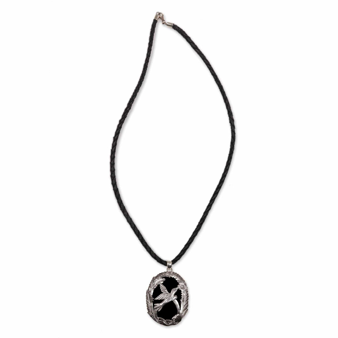 Onyx pendant necklace - Perfectly Free