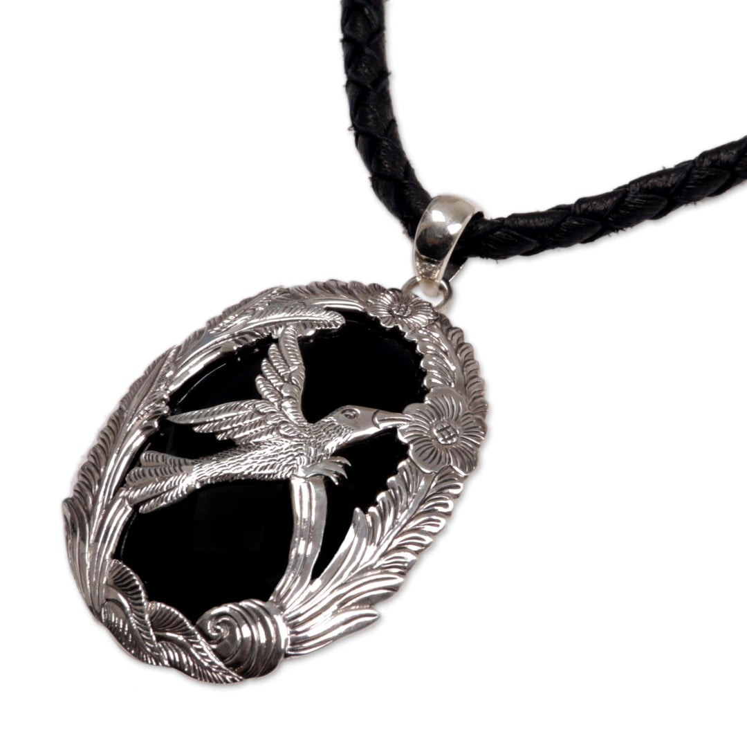 Onyx pendant necklace - Perfectly Free